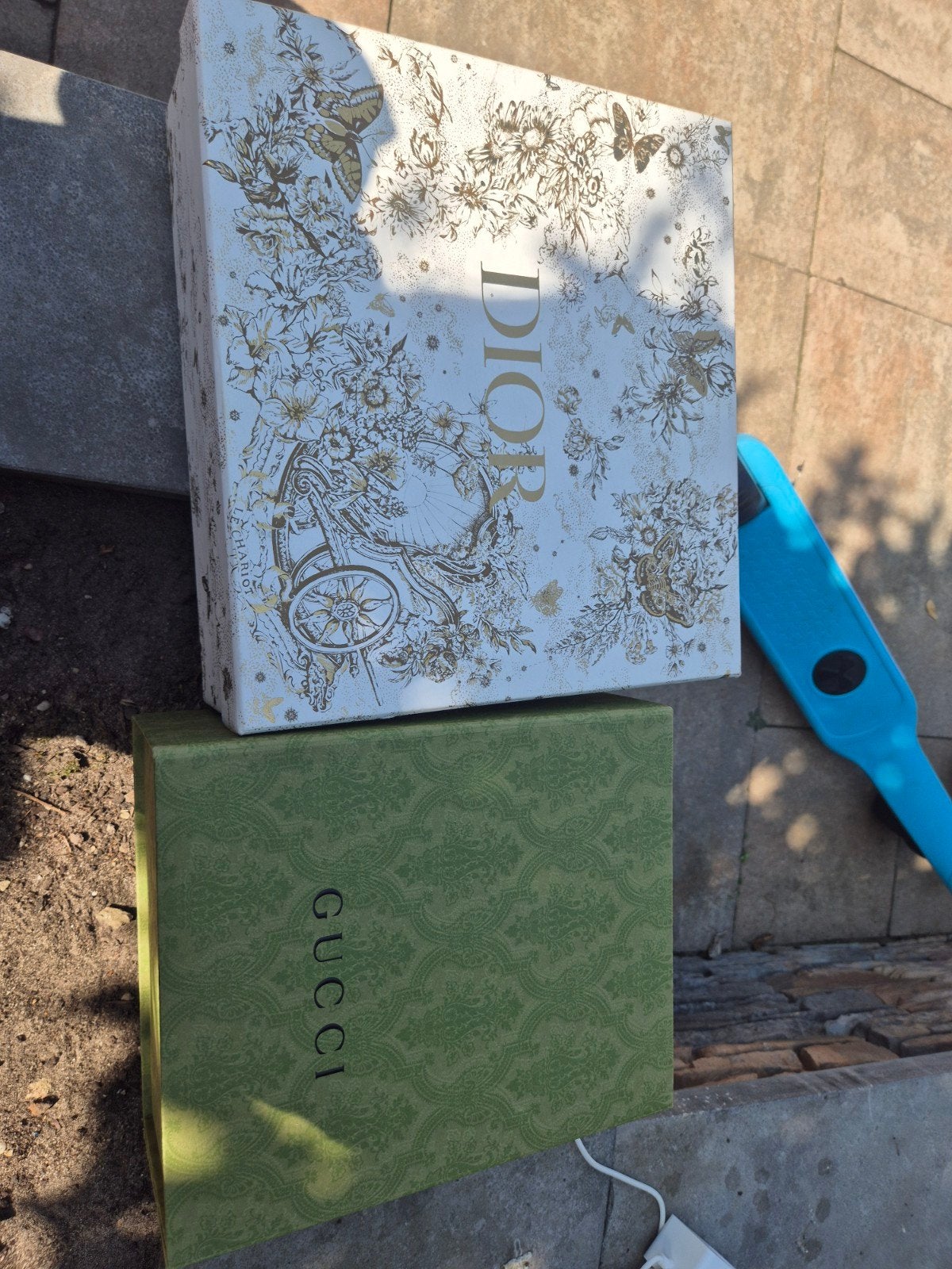 Leuke sierdozen van Dior en Gucci, Huis en Inrichting, Overige materialen, Minder dan 50 cm, Gebruikt, Minder dan 50 cm