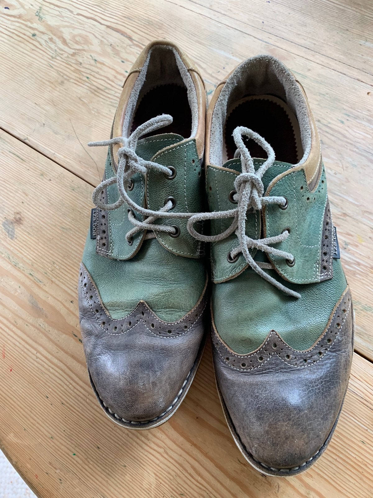Iza_Boa handgemaakte schoenen  maat 44, Overige kleuren, Ophalen of Verzenden, Gedragen, Veterschoenen