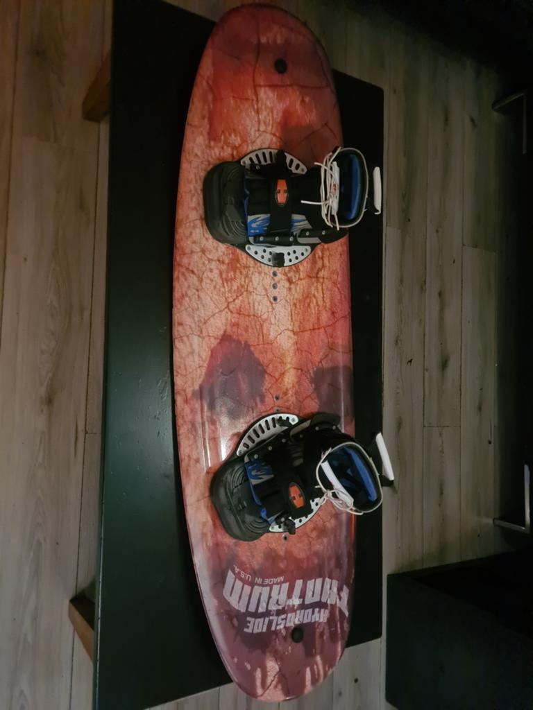 Hydeoslide fantrum wakeboard/hydroslide ultimate bindingen, Ophalen of Verzenden, Gebruikt, Board en Schoenen