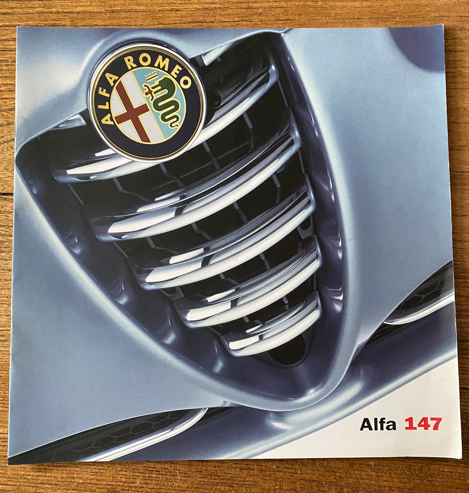Exclusief ALFA ROMEO 147 Autofolder 2000, Verzenden, Alfa Romeo