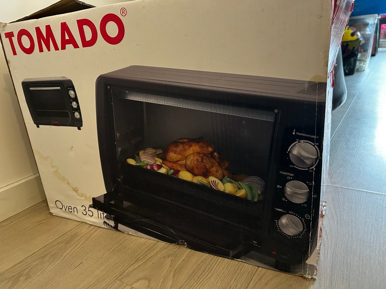 Tomado Oven 35 liter, Ophalen, Minder dan 45 cm, Oven, Zo goed als nieuw