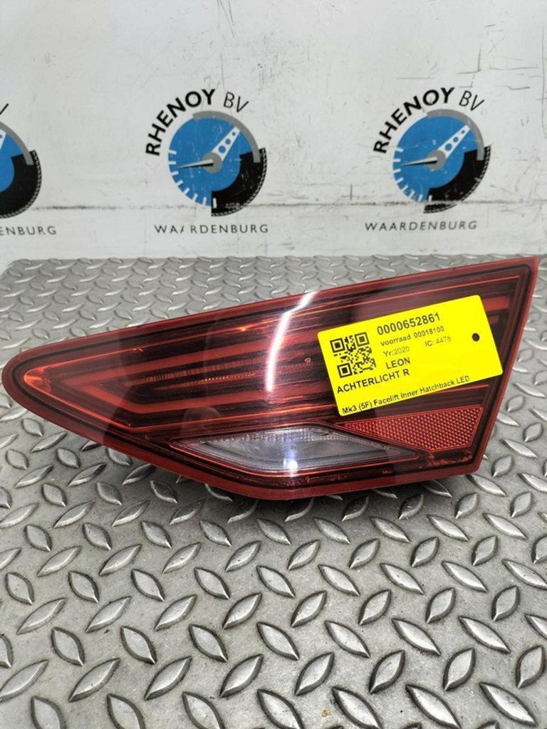 SEAT LEON 5F1 1.5 TSI Style Ult.Ed  ACHTERLICHT R 2020, Ophalen of Verzenden, Gebruikt, Stiba lid