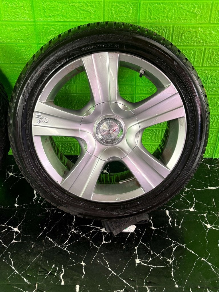 Honda Civic Mazda Toyota velgen 17" 5x114.3 winterset 8mm!, Auto-onderdelen, Banden en Velgen, Niet ingevuld, Gebruikt, Banden en Velgen