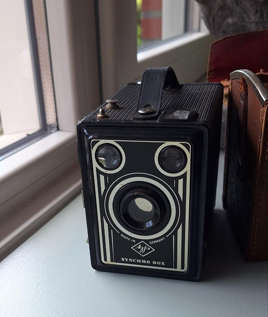 Oude agfa fotocamera, Verzamelen, Ophalen of Verzenden, 1940 tot 1960