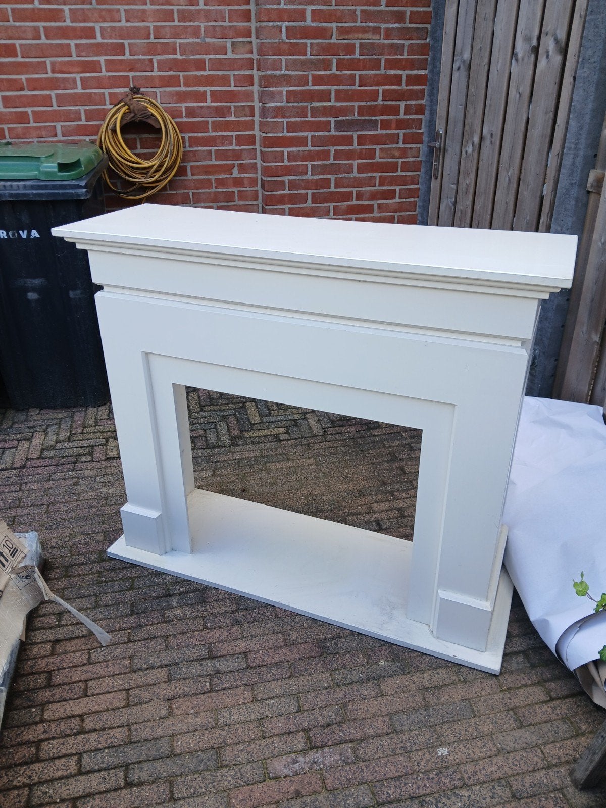Houten schouw 65 euro, Ophalen of Verzenden, Vrijstaande haard, Houthaard