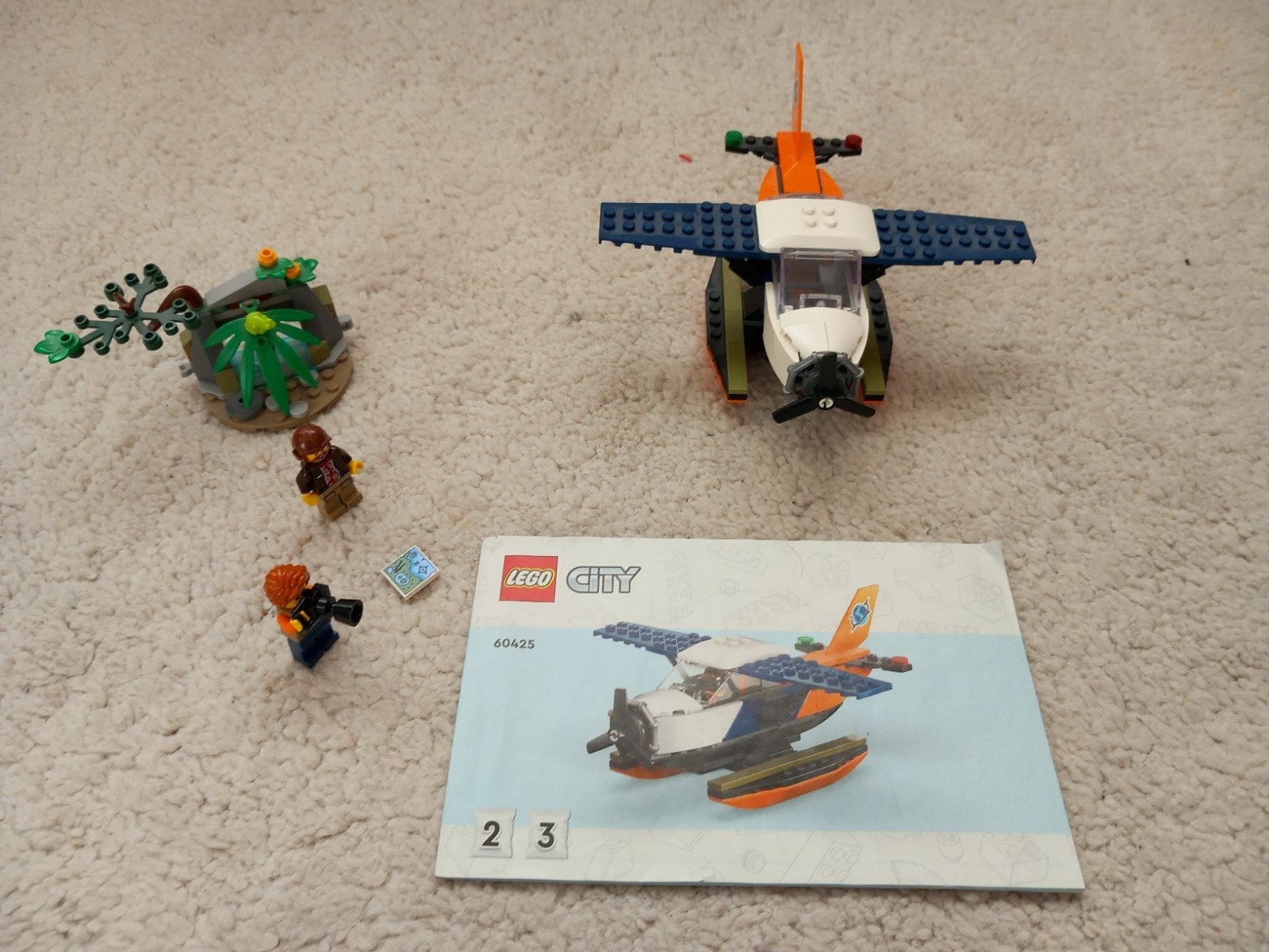 Lego City Jungle Vliegtuig Expeditie, Kinderen en Baby's, Ophalen, City, Lego, Zo goed als nieuw