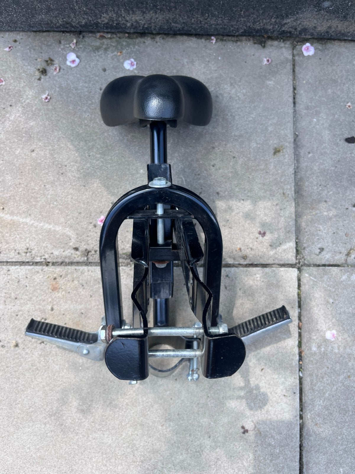 Kinderzitje voor op een fiets stang, Ophalen, Gebruikt