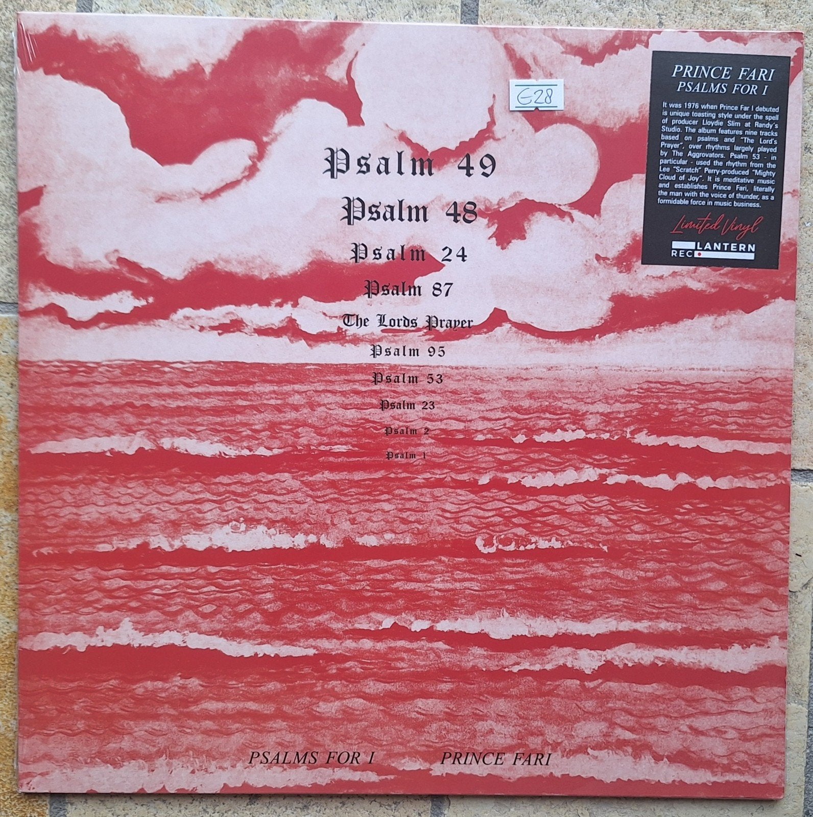 Prince Far I - Psalms For I (reggae reïssue LP), Cd's en Dvd's, Vinyl | Overige Vinyl, LP, Ophalen of Verzenden, Reissue, 12 inch