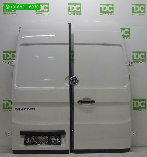 Volkswagen Crafter ('16-'22) set achterdeuren wit dicht H2, Gebruikt, Ophalen of Verzenden, Achter, Volkswagen