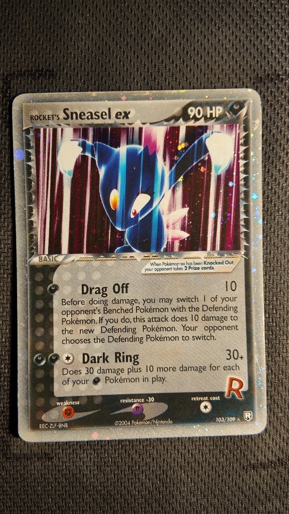 Rocket's Sneasel ex 103 Team Rocket Returns | Pokemon kaart, Ophalen, Zo goed als nieuw, Losse kaart, Foil