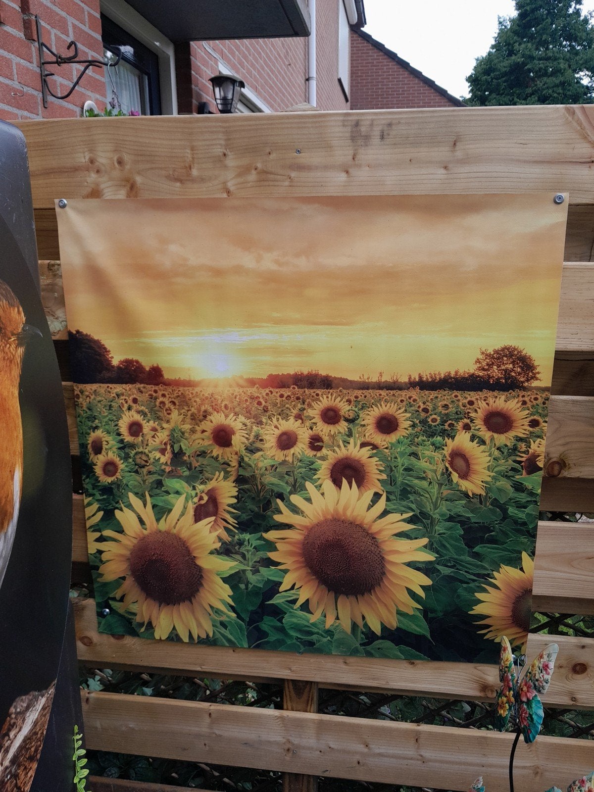 tuindoek zonnebloem, Tuin en Terras, Ophalen