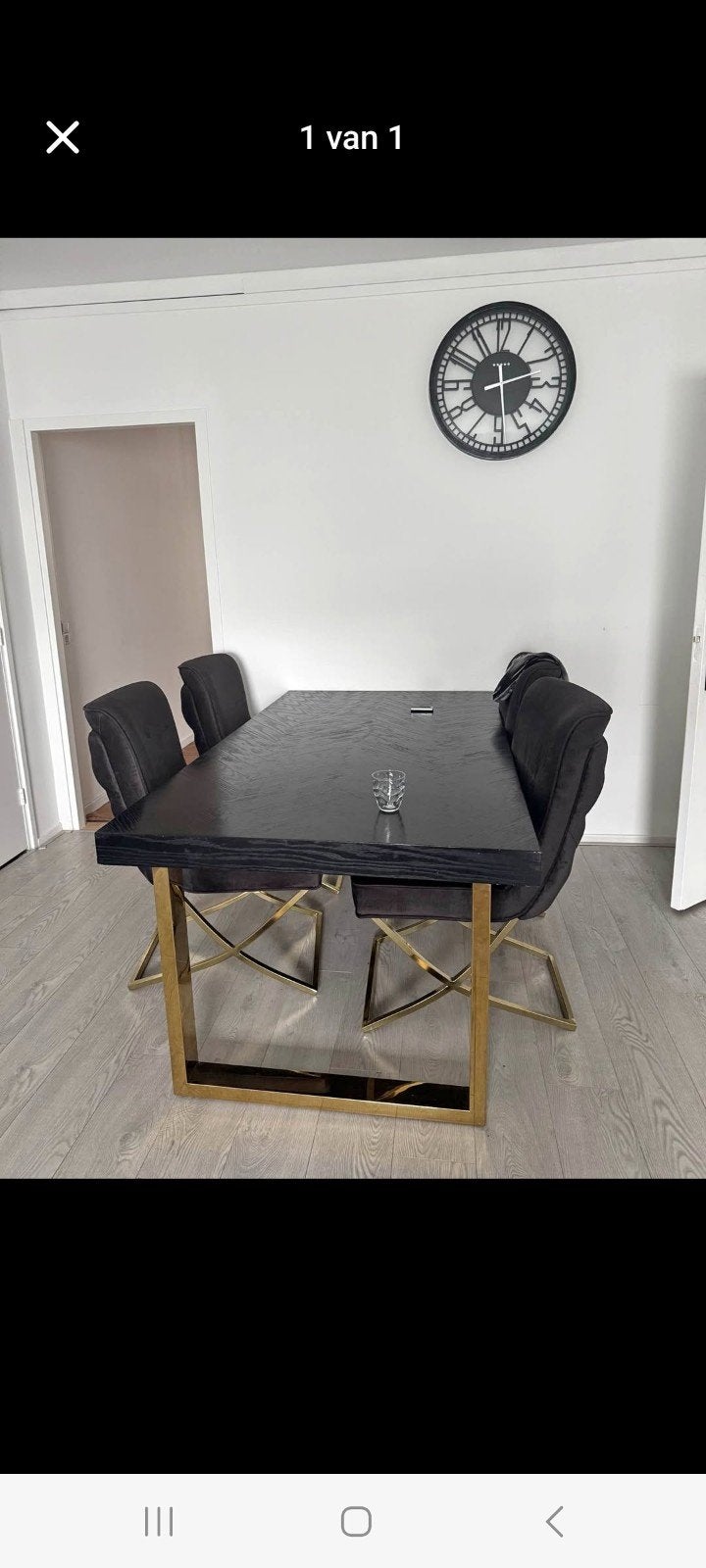Visgraat eettafel 180x100x78 - Direct Ophalen, Huis en Inrichting, 100 tot 150 cm, Ophalen of Verzenden, Zo goed als nieuw, 150 tot 200 cm