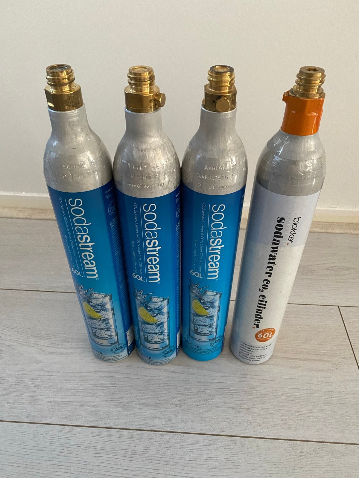 5 Sodastream lege flessen - €5,- per stuk, Ophalen of Verzenden, Gebruikt