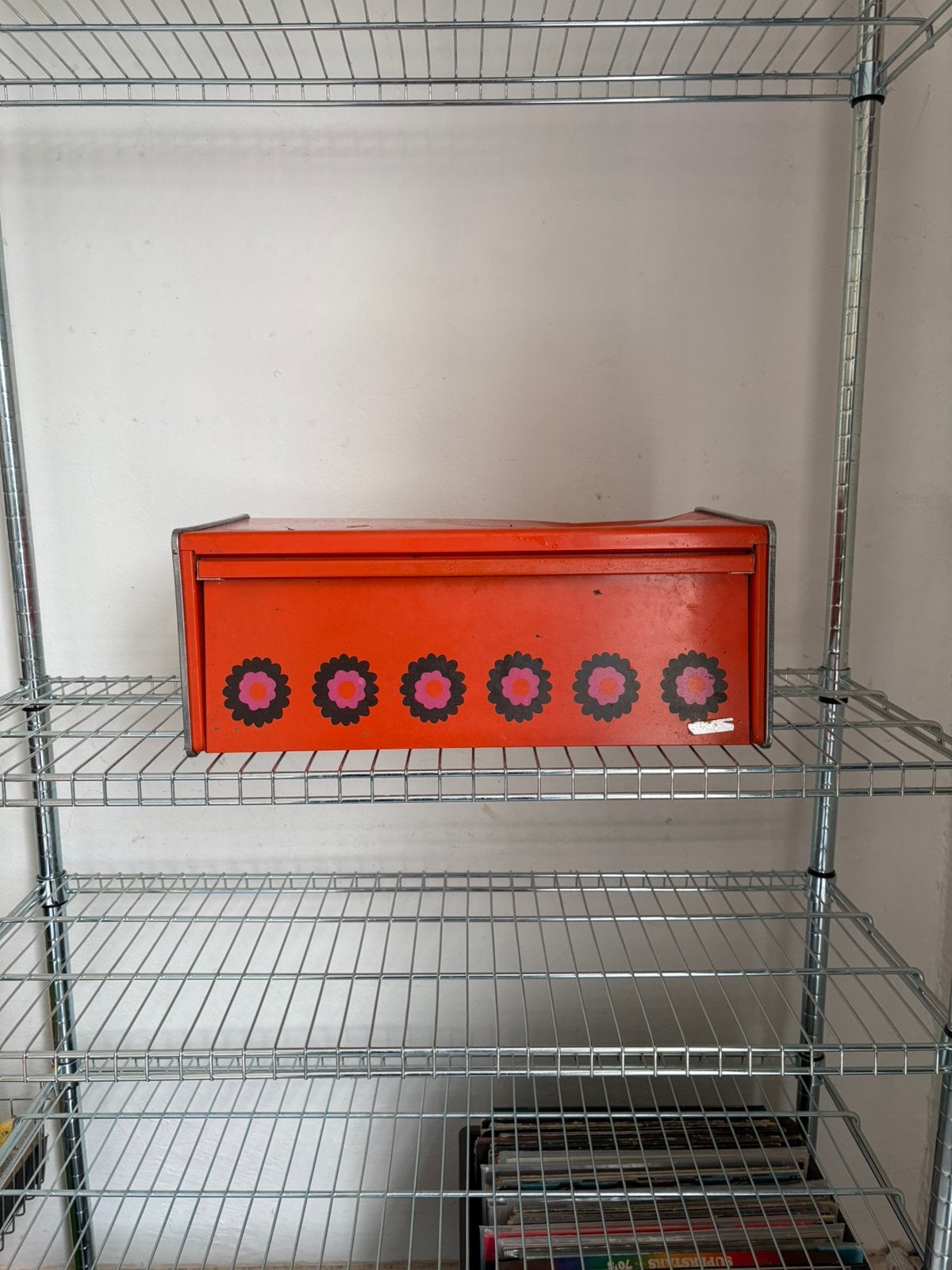 Vintage 70s Broodtrommel Brabantia, Ophalen, Gebruikt, Metaal, Broodtrommel