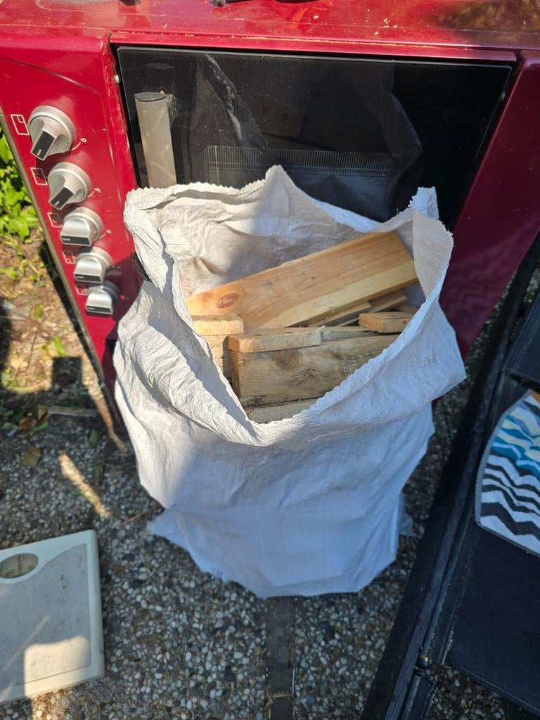 Brandhout van pallets 15KG - Ideaal voor vuurkorf of kachel, Minder dan 3 m³, Ophalen, Overige houtsoorten, Blokken