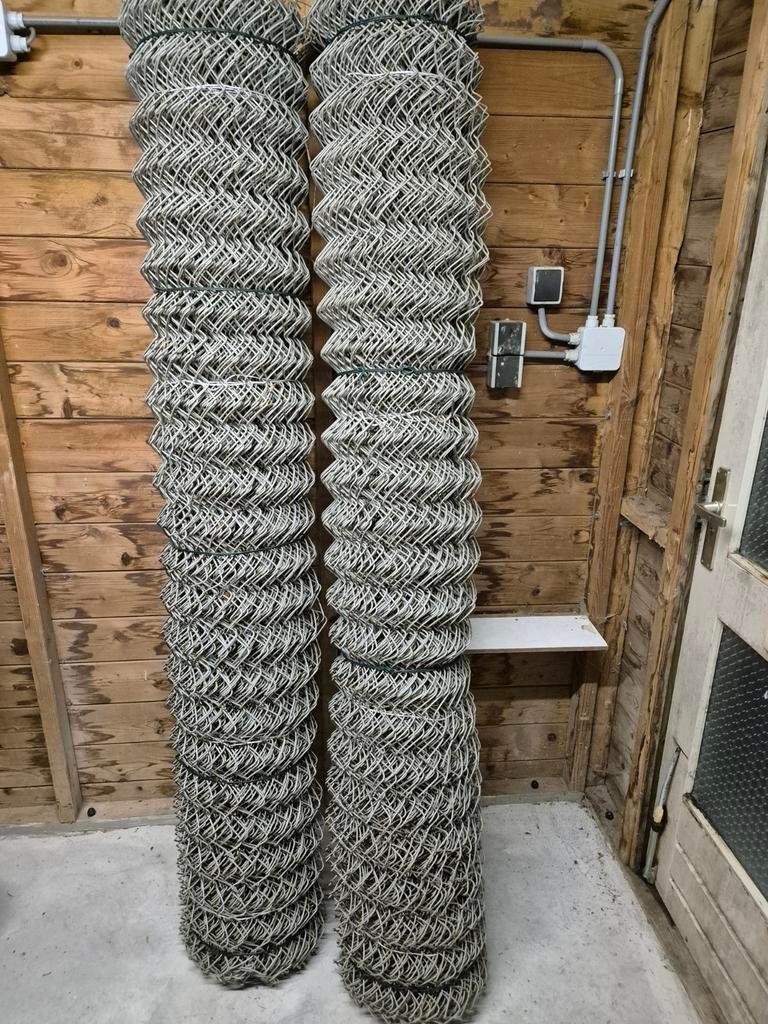50m gaashekwerk 2m hoog. met palen en buis. Alles verzinkt, Tuin en Terras, Gaas en Draad, Ophalen, Nieuw, 20 meter of meer
