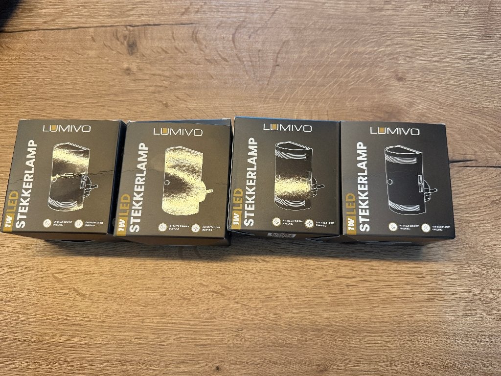 2x Lunivo stekker lampjes, Ophalen of Verzenden, Nieuw