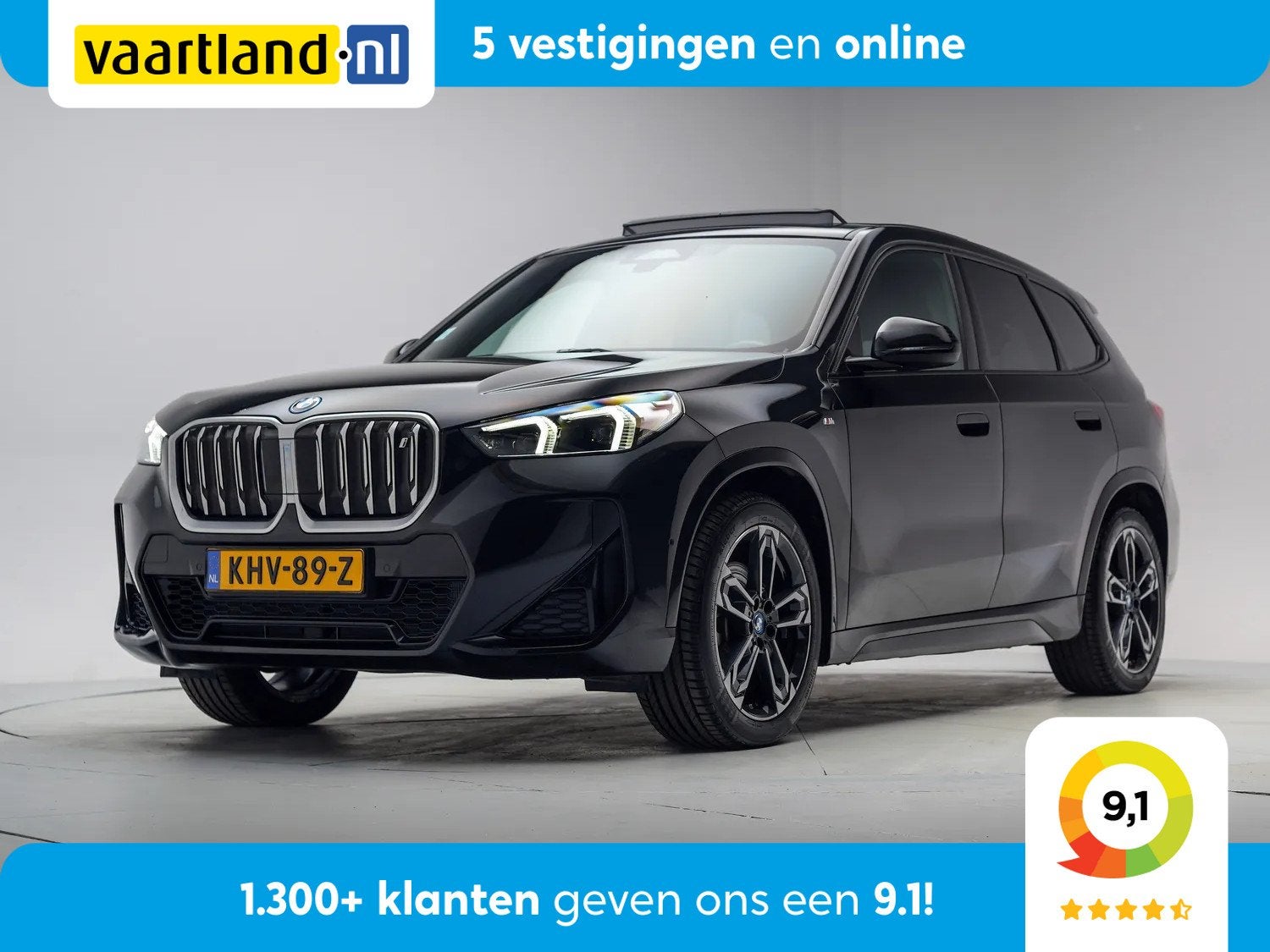 BMW iX1 xDrive30 M Sport [ Panorama Stuur-&Stoelverwarming N, Auto's, Automaat, 0 cilinders, Gebruikt, Automatische klimaatregeling