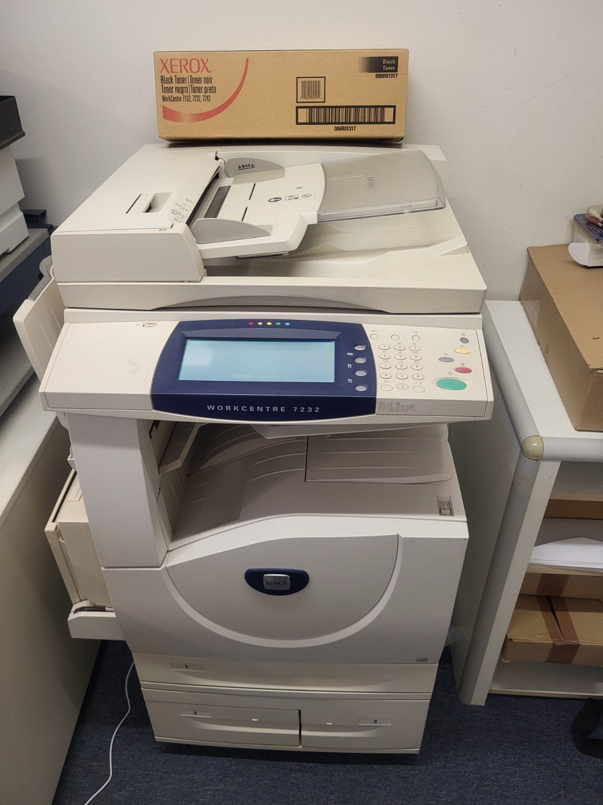 Xerox WorkCentre 7232 All-in-One Printer - Begane Grond, Ophalen, Xerox, All-in-one, Niet werkend