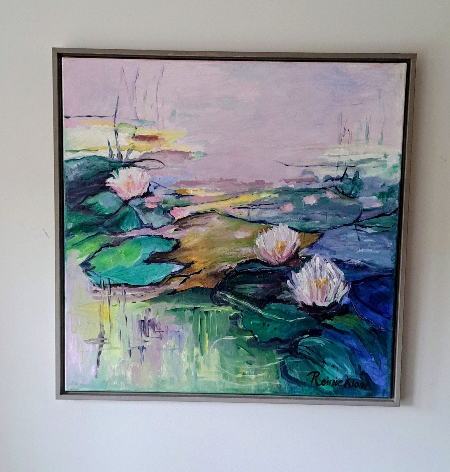 acrylverf schilderijen, Ophalen