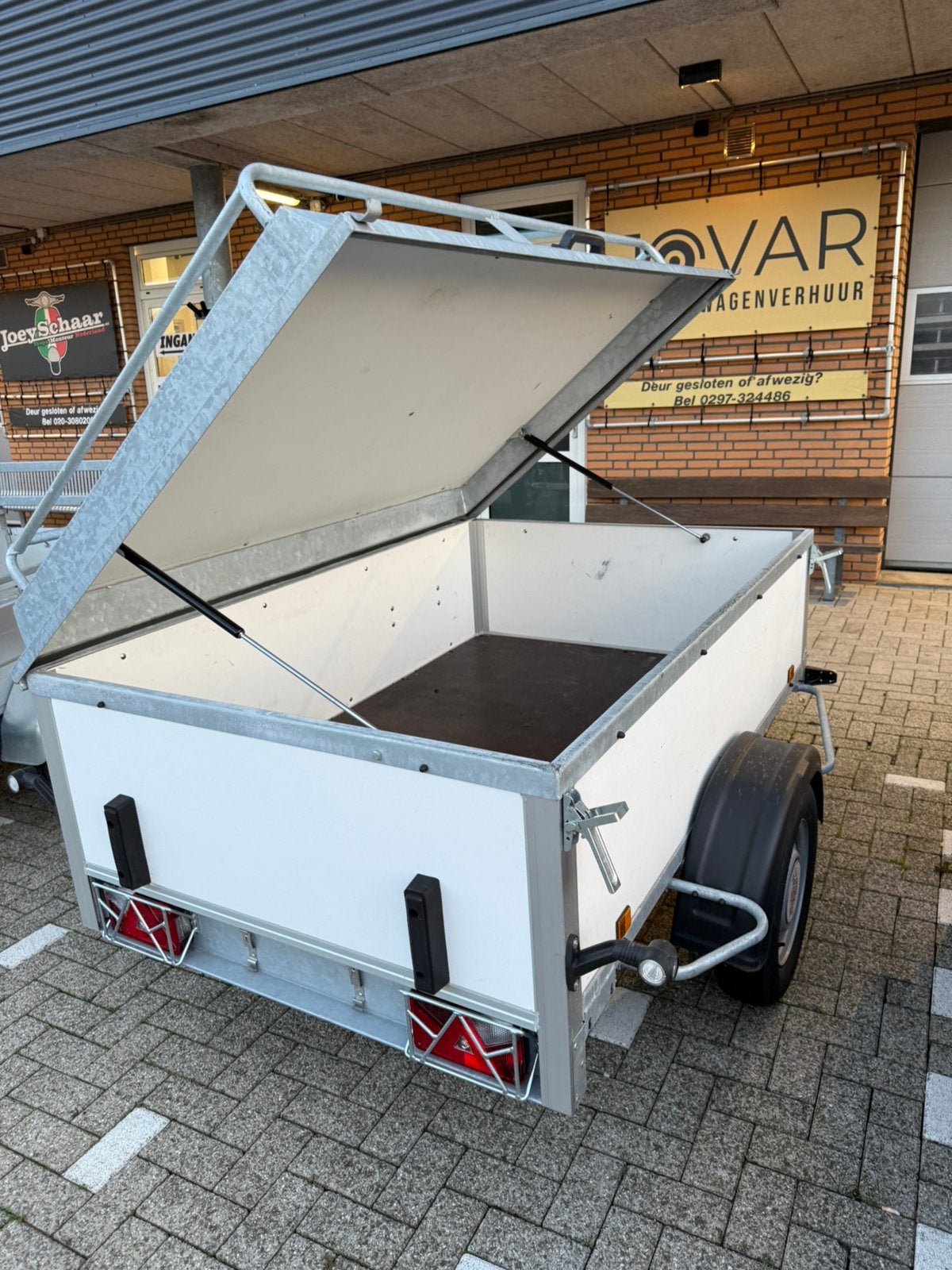 Bagagewagen van Power Trailer zo goed als nieuw bj. 2025, Ophalen, Zwanenburgerdijk 348 1161NN Zwanenburg, Info@joeyschaarverhuur.nl