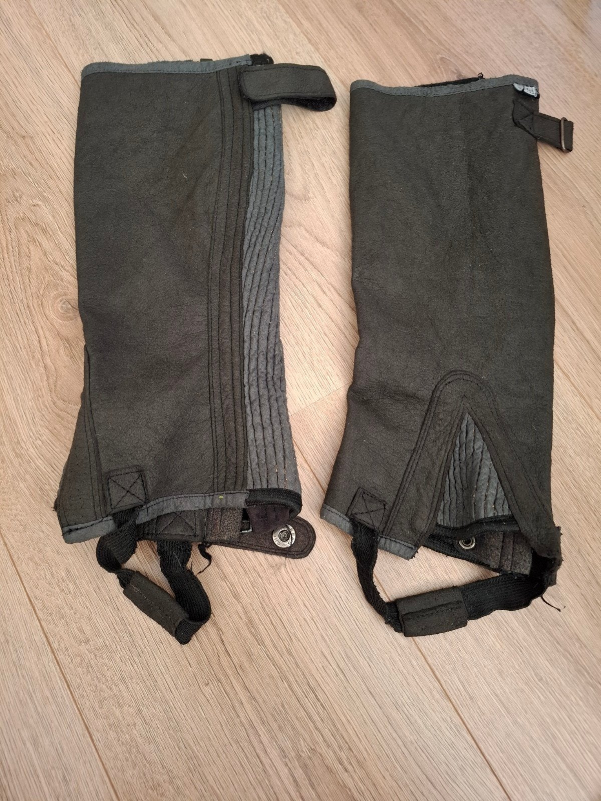 Chaps (M) voor ruitersport, Gebruikt, Kinderen, Ophalen of Verzenden, Zwart