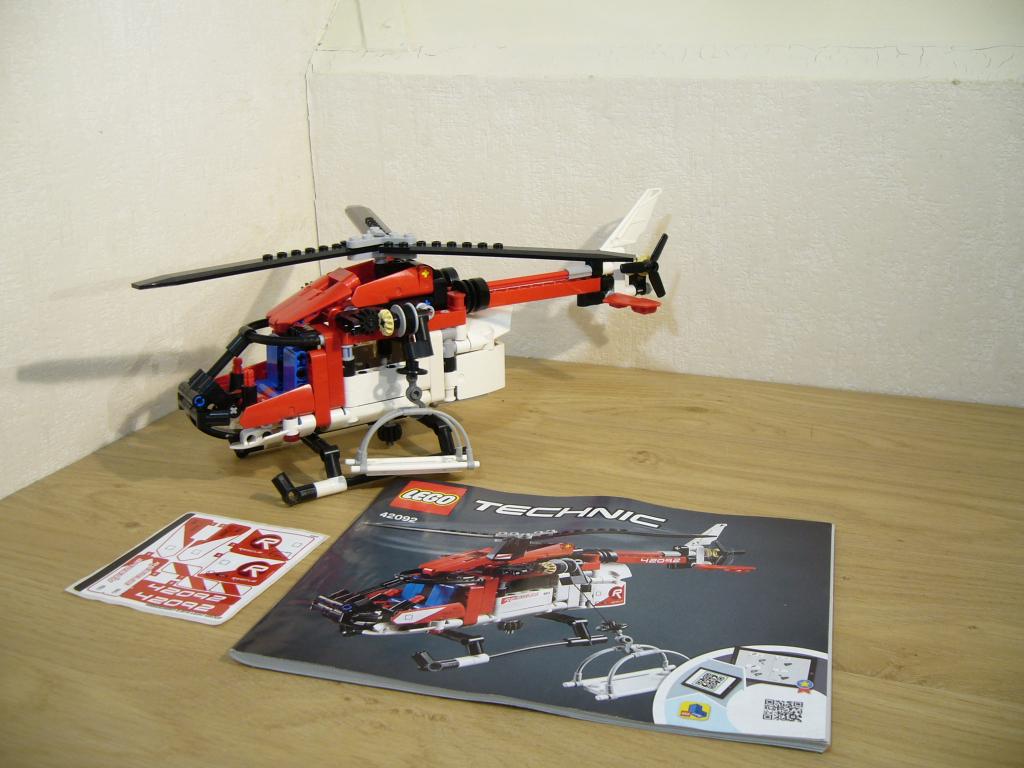 Lego Technic 42092 Rescue Helicopter, Gebruikt, Ophalen of Verzenden, Technic, Complete set