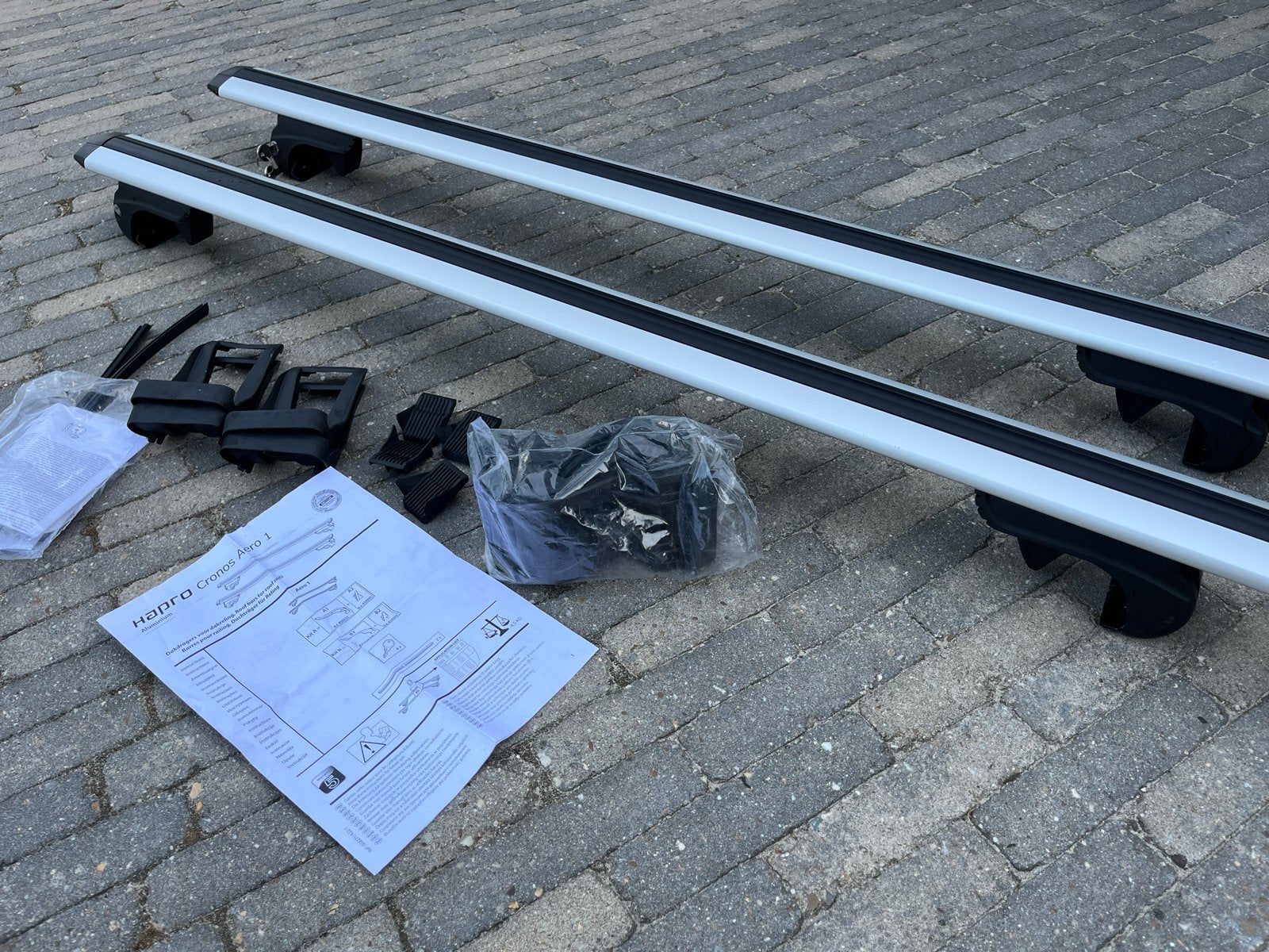 Hapro Cronos Aero 1 dakdragers - Zo goed als nieuw, Auto diversen, Dakdragers, Zo goed als nieuw, Ophalen of Verzenden