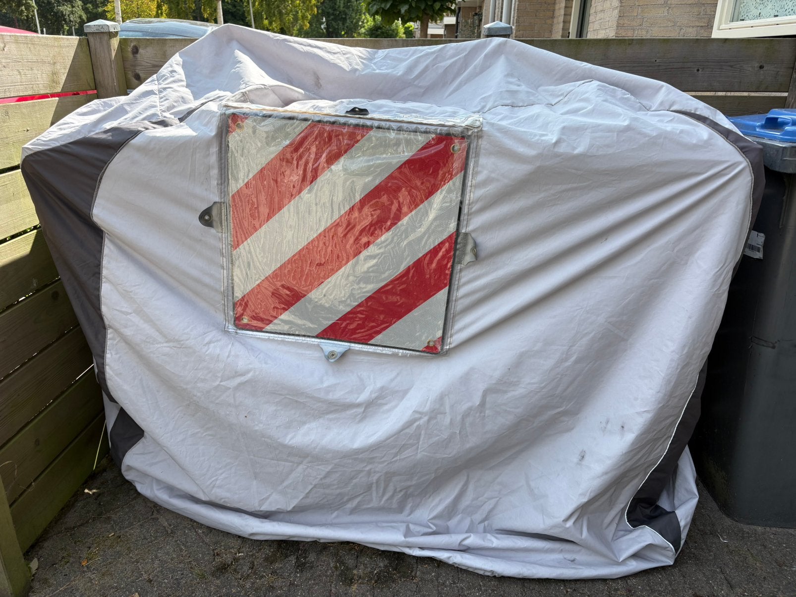 Hindermann fietsbeschemhoes camper, Caravans en Kamperen, Camper-accessoires, Ophalen of Verzenden, Gebruikt