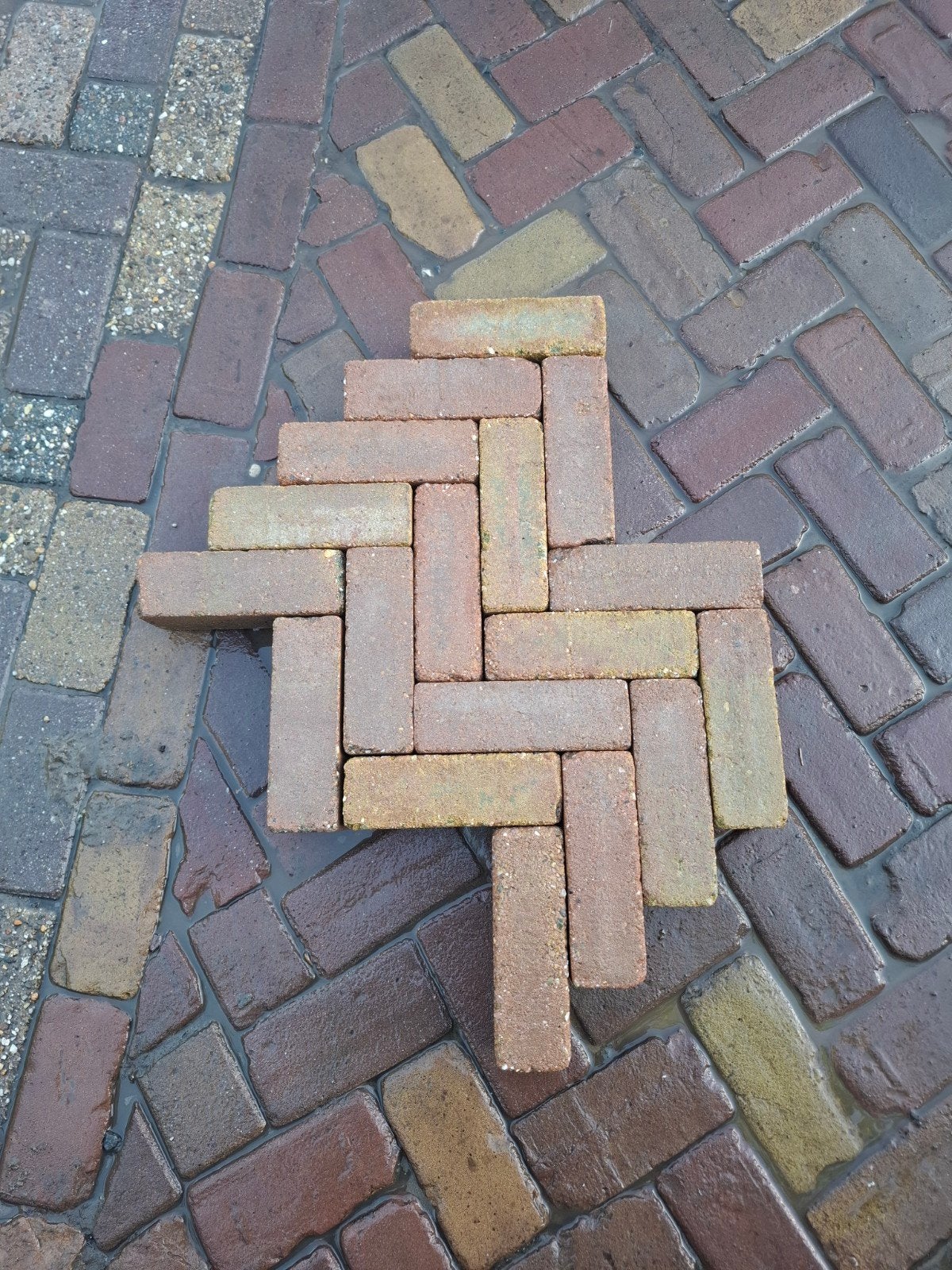 2000m² beton dikformaat, mediterraanse kleur, gebruikt, Tuin en Terras, Tegels en Klinkers, Ophalen of Verzenden, Beton, Terrastegels