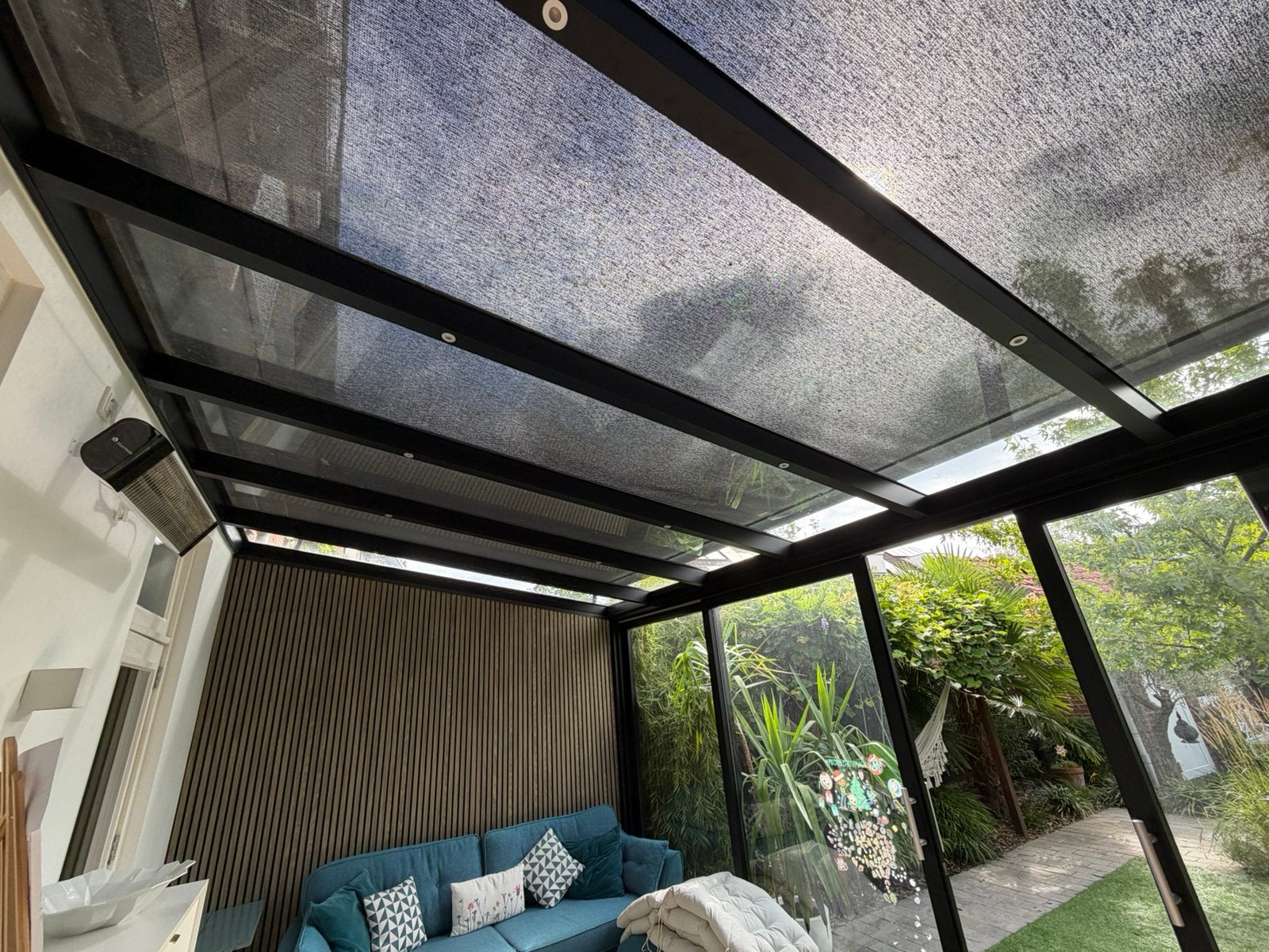 Modern Veranda 5.8 x 3.0m, Ophalen, Zo goed als nieuw, Veranda