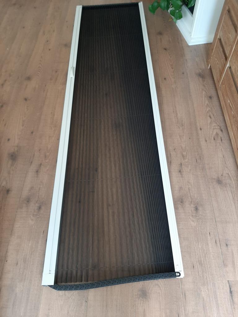Hordeur plissé - Luxaflex, Doe-het-zelf en Verbouw, Deuren en Horren, Ophalen, Kunststof, 80 tot 100 cm, Hordeur