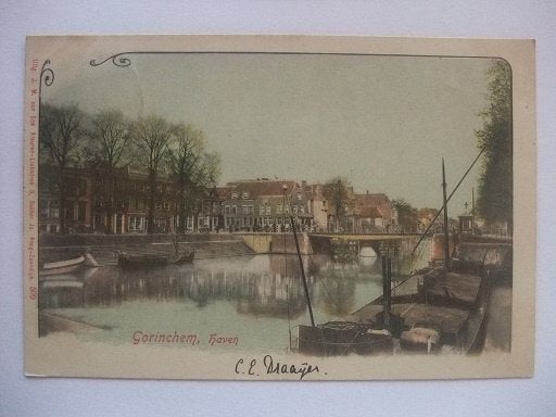 R91 Gorinchem - Haven - 1901, Verzenden, Voor 1920, Gelopen, Zuid-Holland