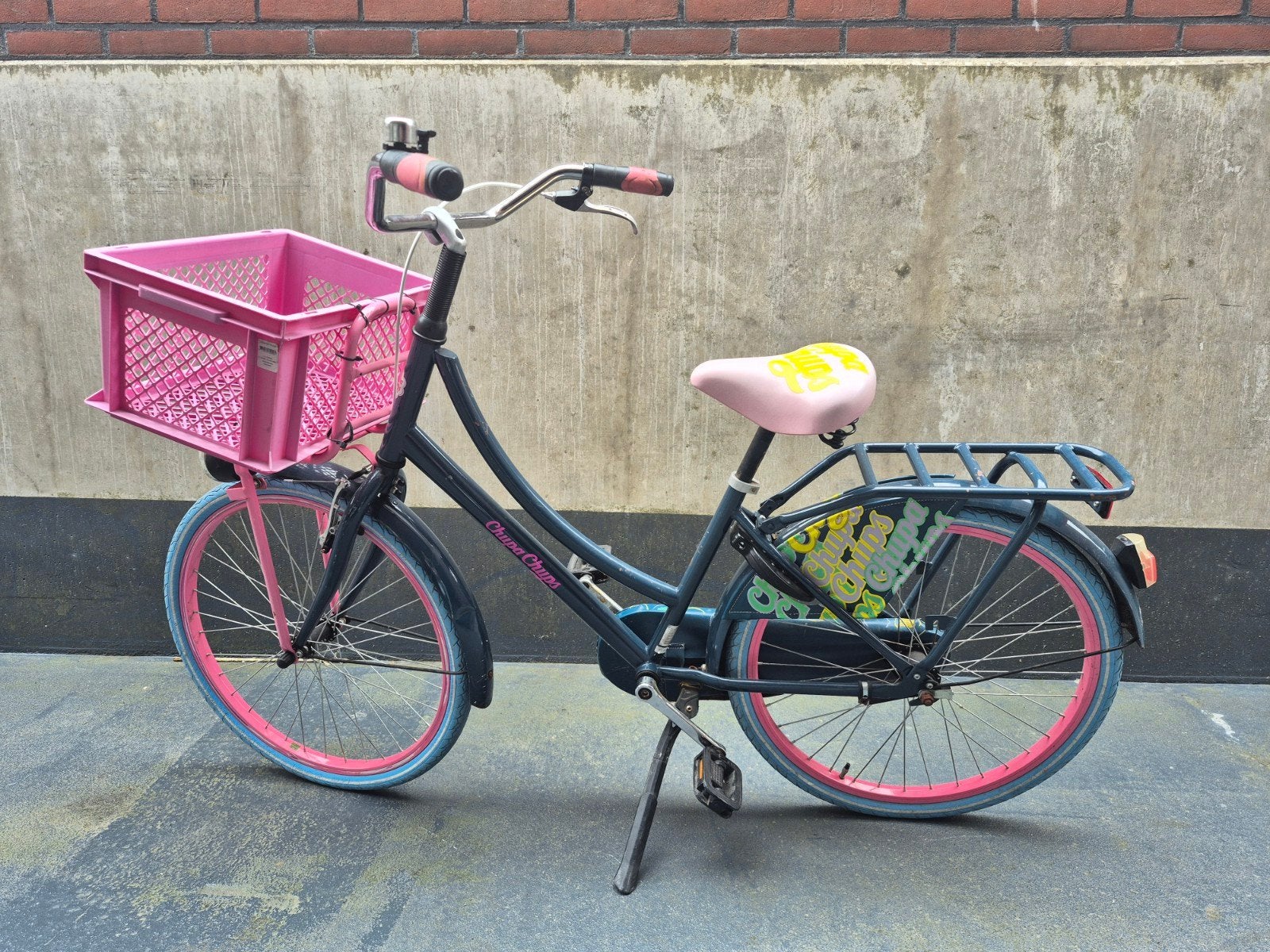 Chupa Chups kinderfiets 24 inch, Fietsen en Brommers, Fietsen | Meisjes, Gebruikt, 24 inch, Handrem, Terugtraprem, Ophalen
