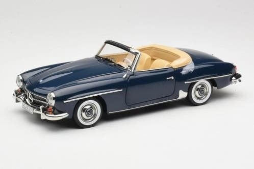 Mercedes 190SL 1957 Middle Blue 1:18 Norev, Hobby en Vrije tijd, Modelauto's | 1:18, 70-72 avenue de Bohlen 69120 Vaulx-en-Velin