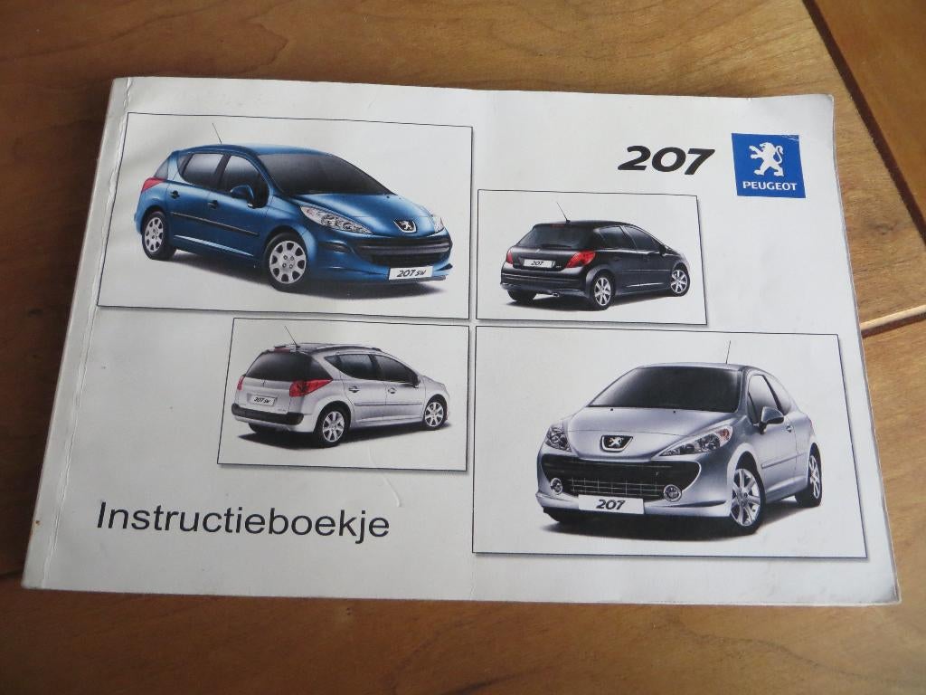 Instructieboek Peugeot 207, Peugeot 207 SW 2007 +audio/navi, Ophalen of Verzenden