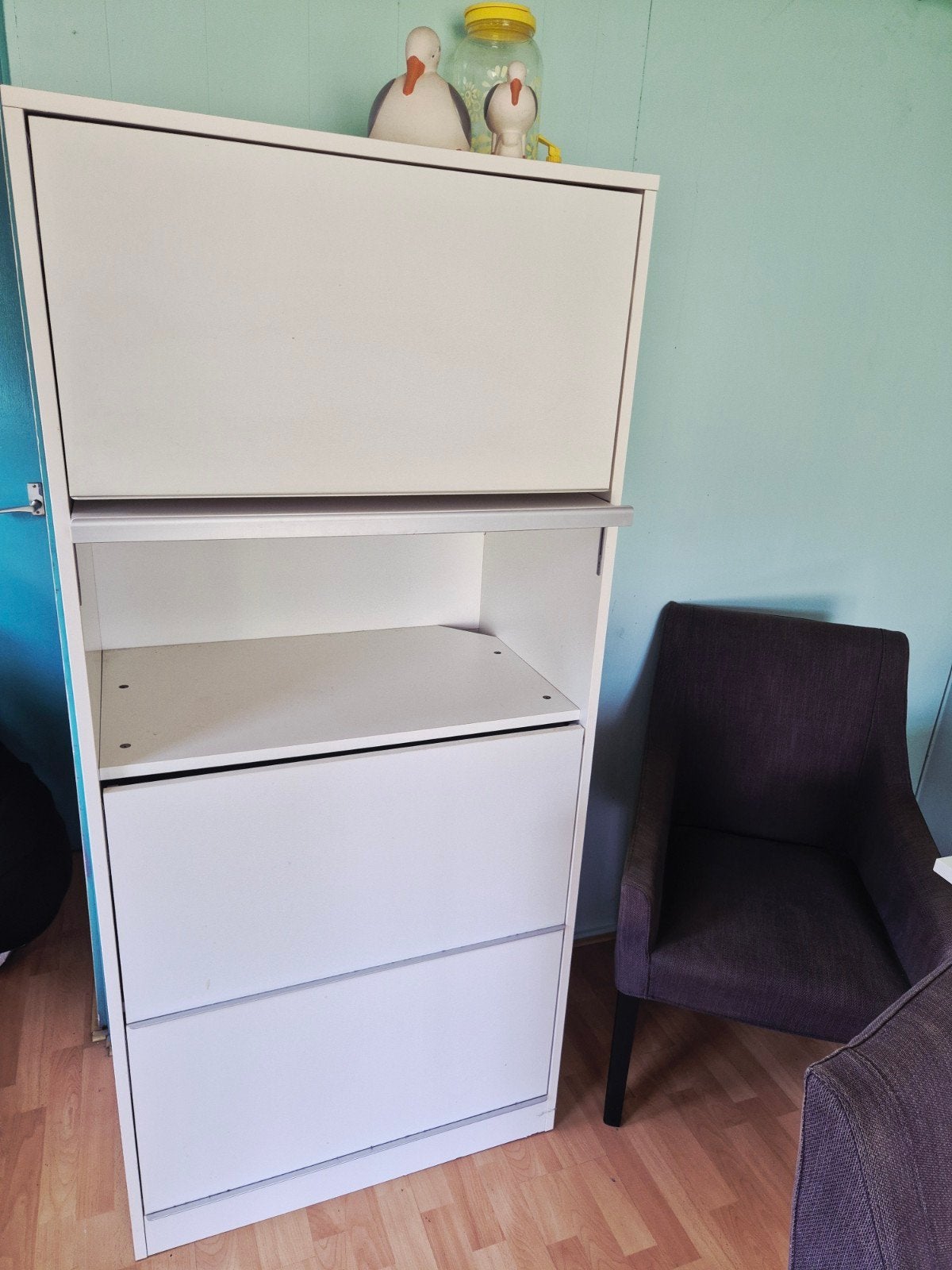 Kast met vakken, Ophalen