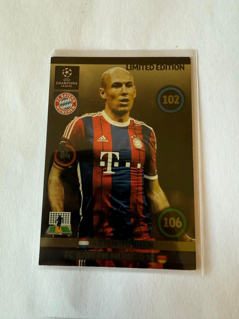 Arjen Robben Limited Edition Spelerskaart FC Bayern München, Verzamelen, Ophalen of Verzenden, Zo goed als nieuw, Buitenlandse clubs