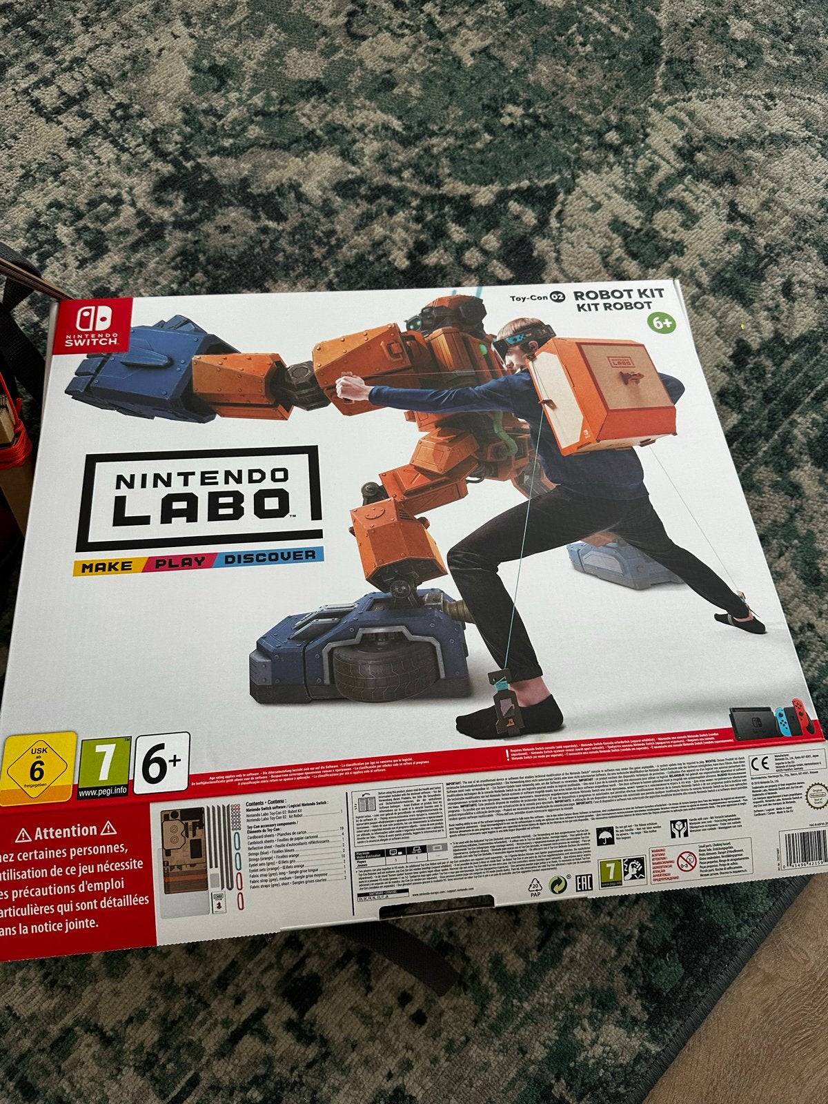 Nintendo Labo Toy-Con 02: Robot Kit, Switch, Spelcomputers en Games, 1 speler, Ophalen, Zo goed als nieuw, Vanaf 3 jaar