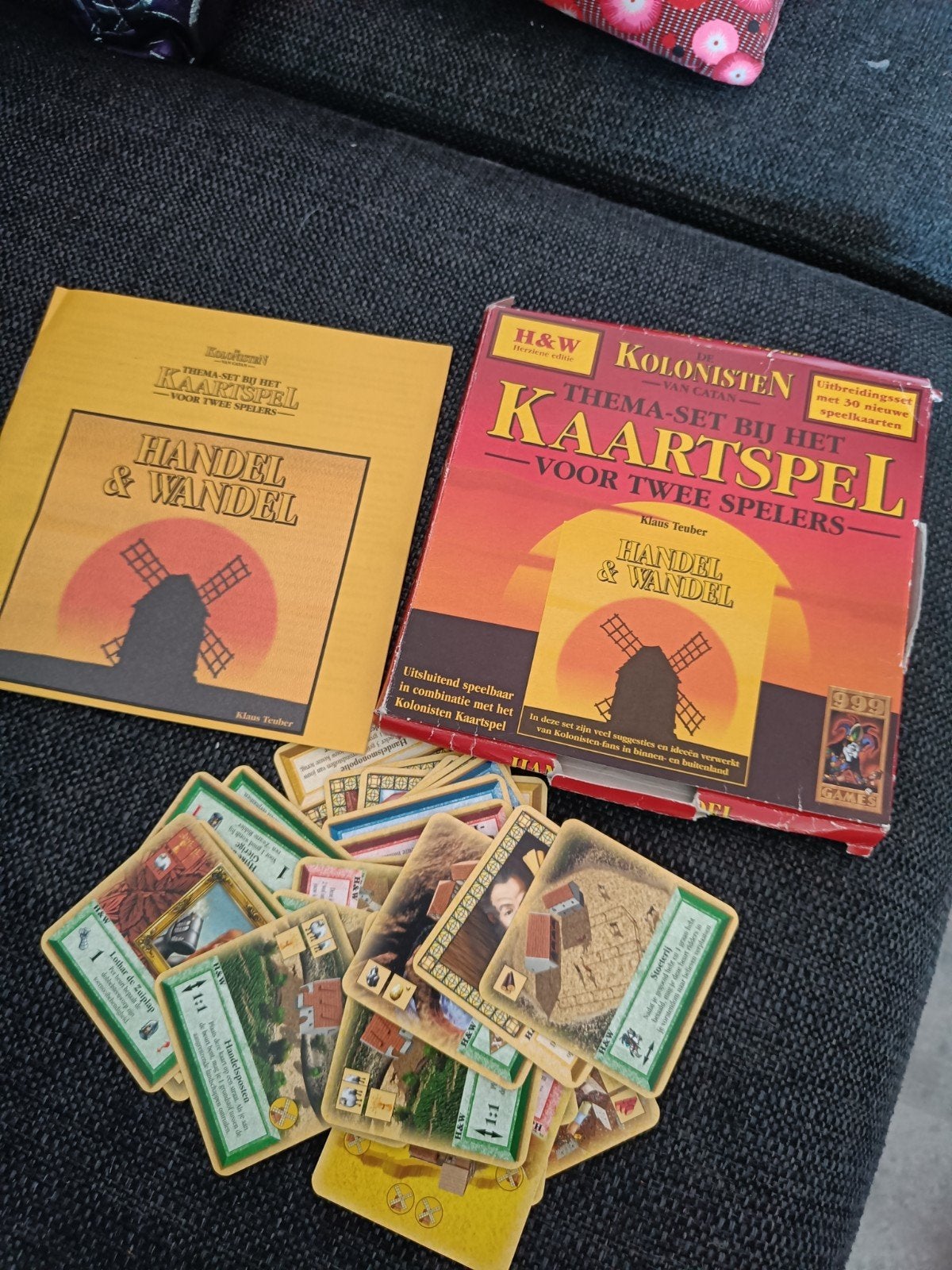 Kolonisten van Catan Kaartspel: Handel & Wandel Uitbreiding, Een of twee spelers, Ophalen of Verzenden, Gebruikt, H&W