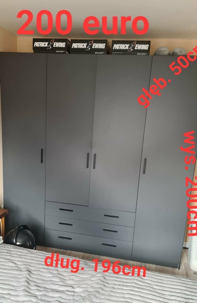 Wardrobe, Huis en Inrichting, Ophalen, 200 cm of meer, Met klep(pen), Zo goed als nieuw