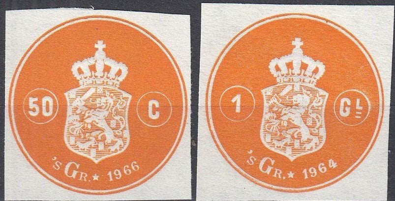 Nederland- 1964-1966- Stempelrecht, Postzegels en Munten, Verzenden, Na 1940, Postfris
