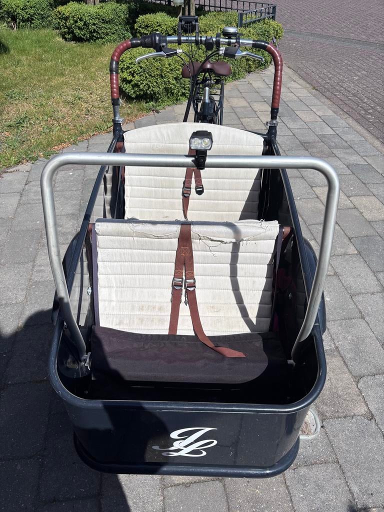 Johnny Loco Elektrische Bakfiets - Comfortabel en Ruim, Ophalen, 4 kinderen of meer, Gebruikt, Elektrisch