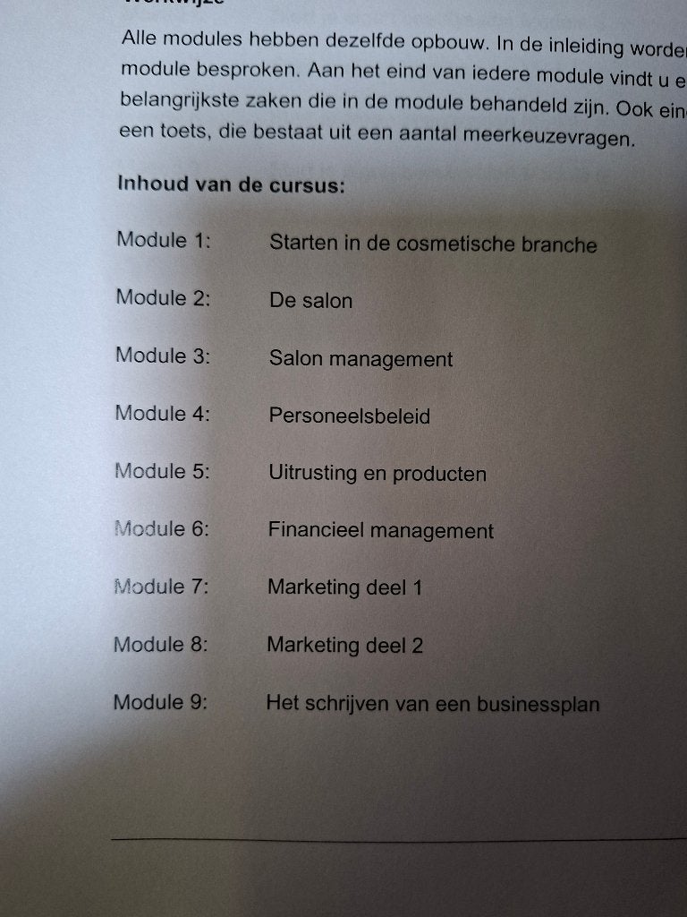 cursus laudius eigen salon beginnen, Verzenden, Alpha, Zo goed als nieuw, MBO