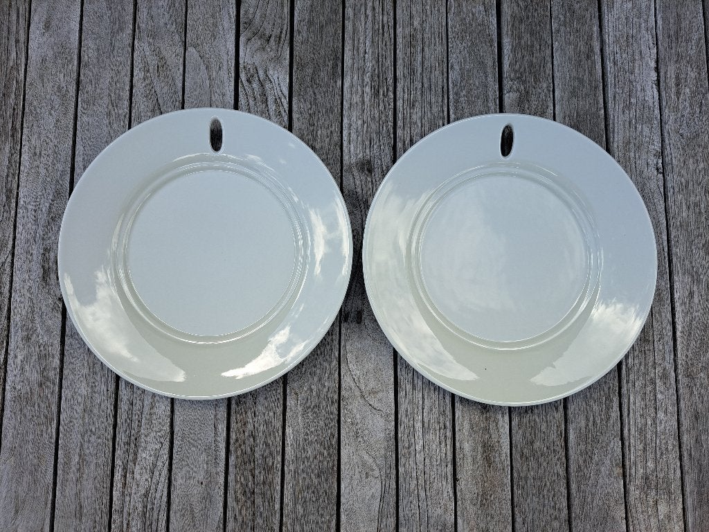 2 stuks Alessi diner borden, Faitoo Philippe Starck, Overige merken, Ophalen of Verzenden, Zo goed als nieuw, Bord(en)