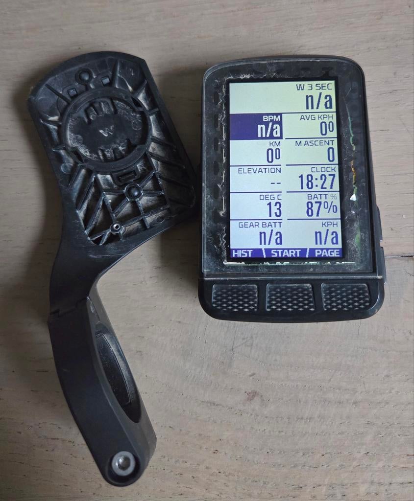 Wahoo Elemnt Roam met houder, Ophalen of Verzenden, Waterdicht, Gebruikt