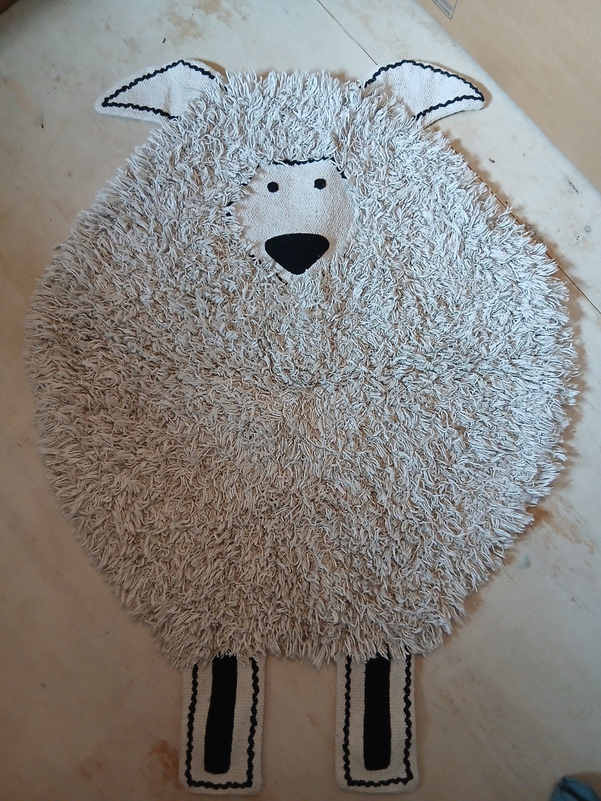 Schaap vloerkleed voor kinderkamer, Ophalen, Gebruikt, Kleed of Kussen