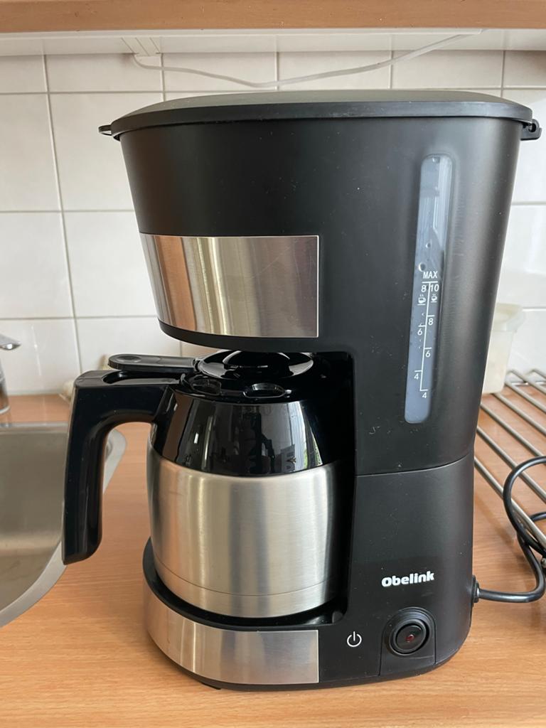 Obelink PD-9043 Koffiezetapparaat met Thermoskan nieuw, 10 kopjes of meer, Gemalen koffie, Ophalen of Verzenden, Koffiemachine