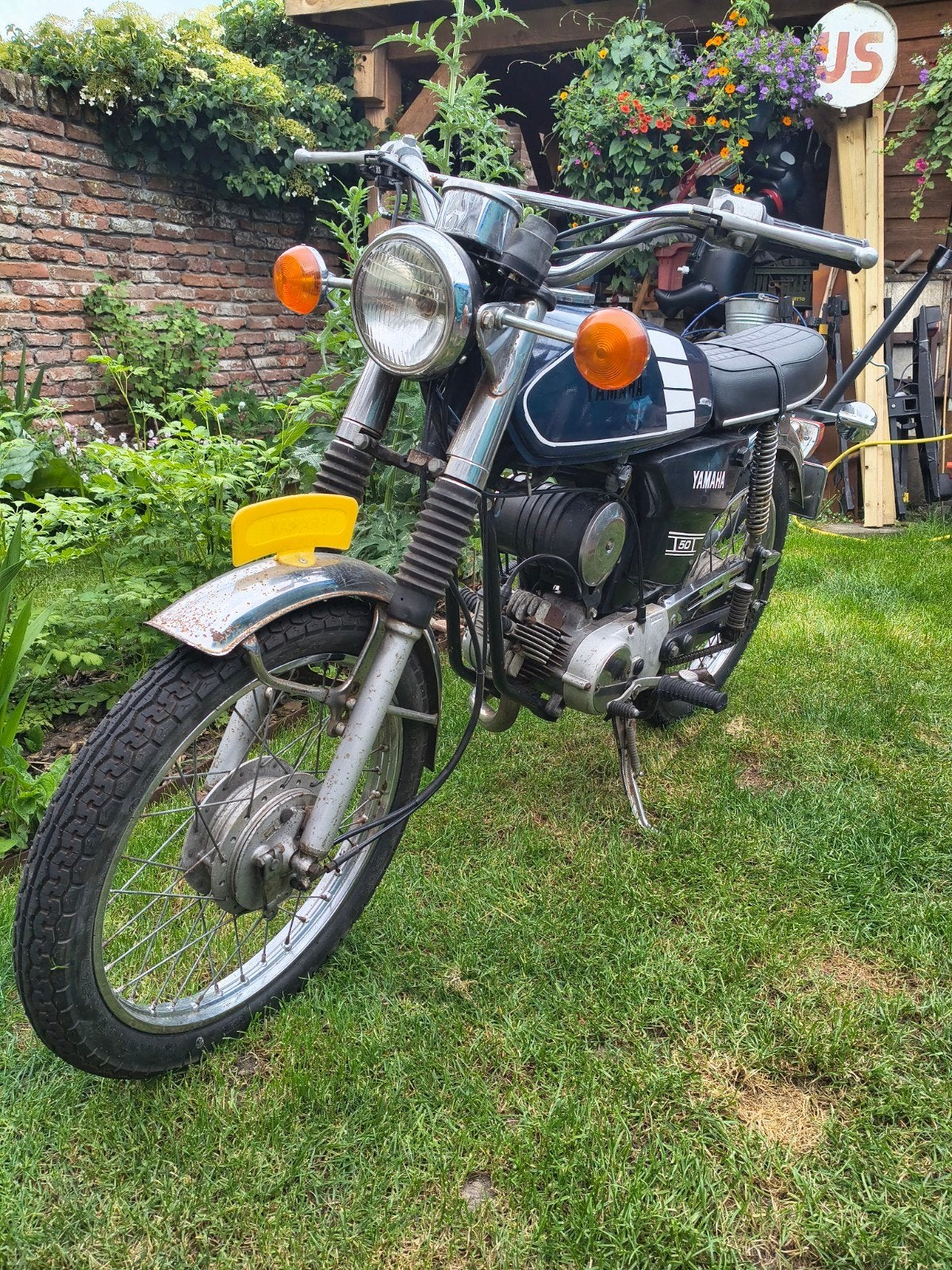 Yamaha FS1 2RU Brommer - Klassieke Schakelbrommer, Fietsen en Brommers, Ophalen