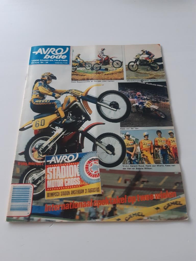 34.Avro Bode 1984. Motorcross. Harry Vermeegen. Paul Newman., Ophalen of Verzenden, 1980 tot heden, Tijdschrift